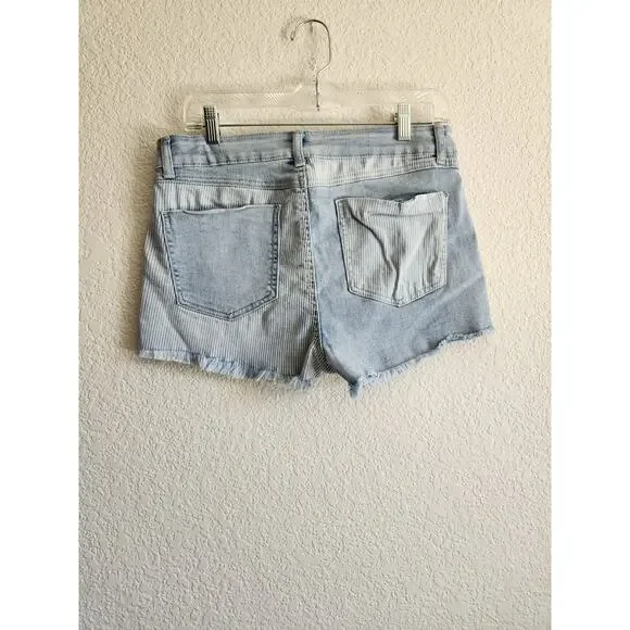Rewash Women's HighRise Light Wash Denim Cutoff Shorts 11 - Picture 2 of 7